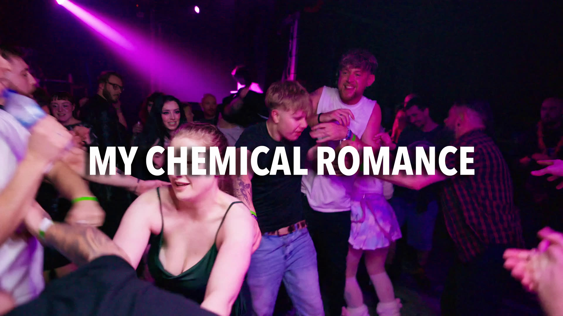 The room during My Chemical Romance